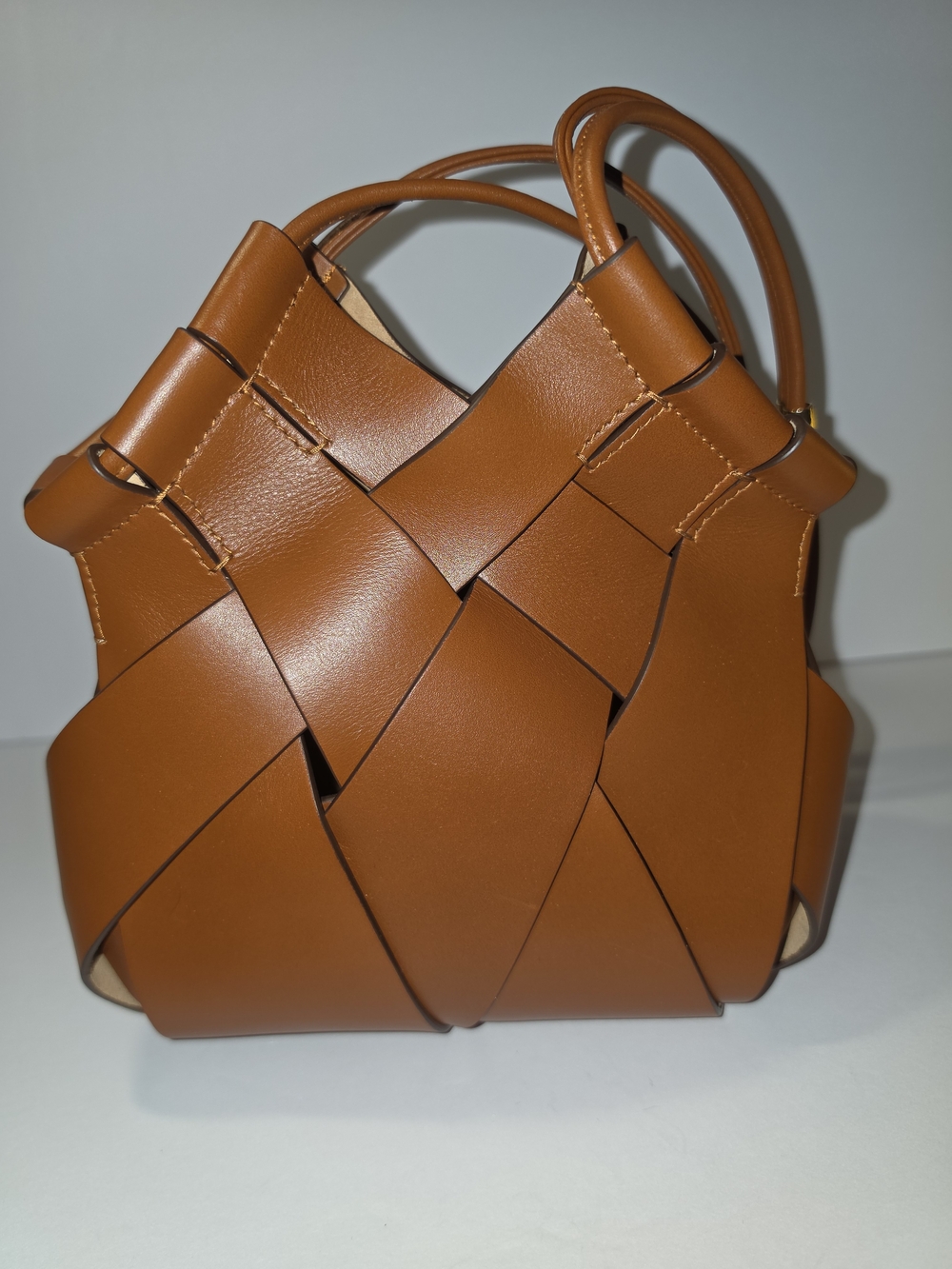 Ulla Johnson Charlotte Woven Leather Crossbody - Picture 8 of 13